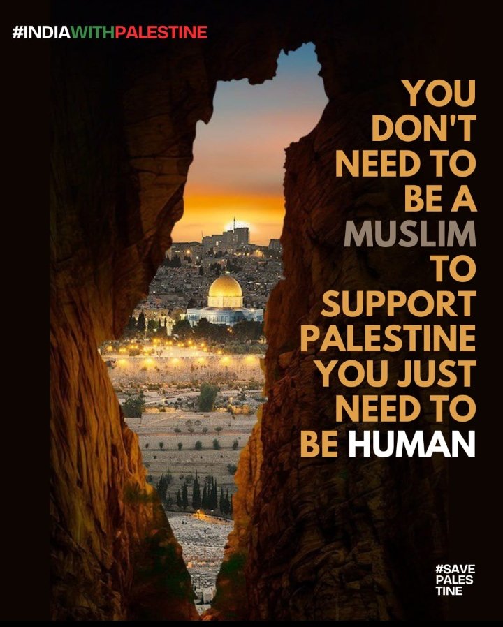 Gaza is bleeding. The world is watching.

#IndiaWithPalestine