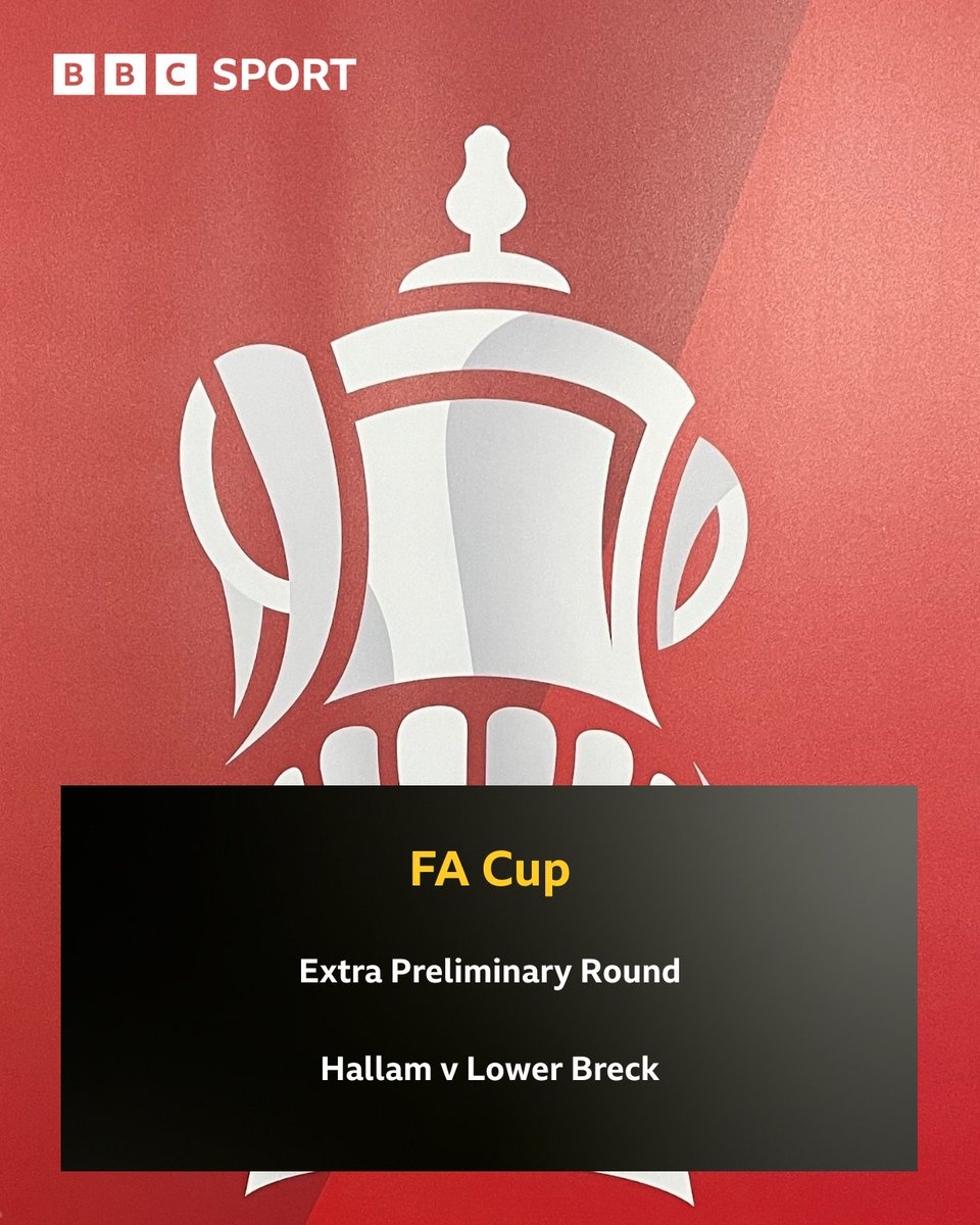 ⚽️ There is one local non-league fixture this afternoon as <a href="/lowerbreck/">LOWER BRECK FC</a> travel to Hallam in the #FACup

#⃣ #TotalSport