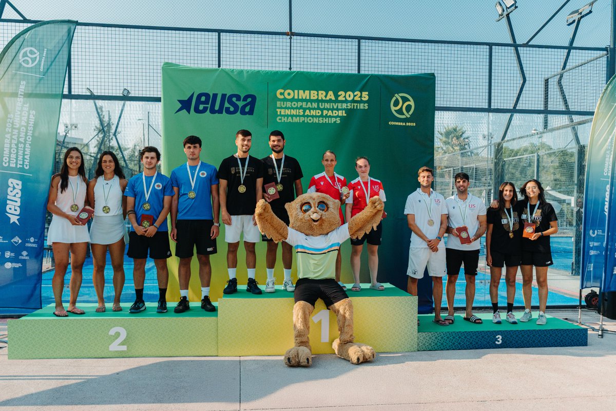 EUSA - University Sports Europe (@eusaunisport) on Twitter photo The first-ever European Universities <a href="/eusapadel/">EUSA Padel</a> Championship has finally concluded on August 1, 2025, in Coimbra, Portugal, with an exciting Closing Ceremony at Star Padel Venue.
eusa.eu/first-ever-euc… The first-ever European Universities <a href="/eusapadel/">EUSA Padel</a> Championship has finally concluded on August 1, 2025, in Coimbra, Portugal, with an exciting Closing Ceremony at Star Padel Venue.
eusa.eu/first-ever-euc…
