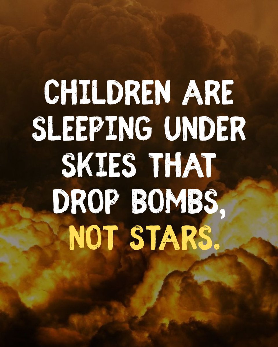 "Under the same sky, some wish for stars, others pray not to be bombed."
#HumanityIsDying #StandWithPalestine #PeaceForGaza #RaiseYourVoice