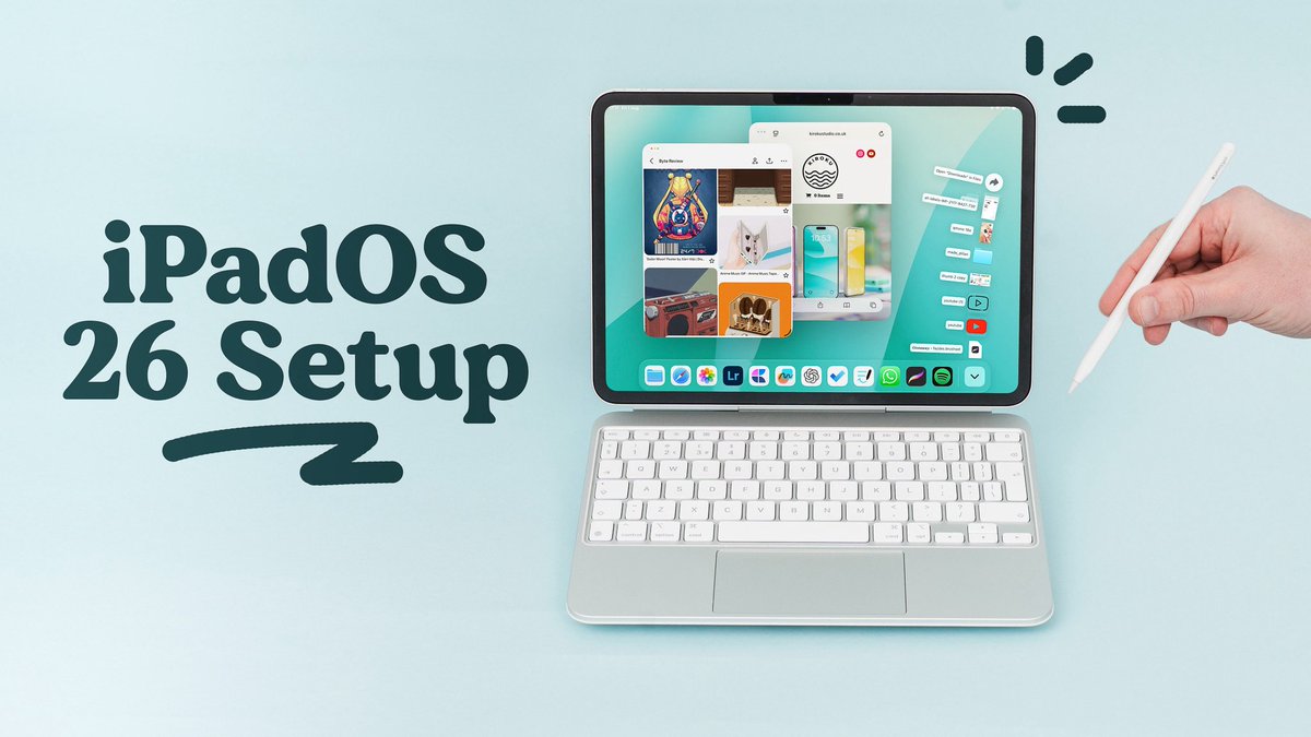 New video is live! 

My iPadOS 26 setup - all apps, accessories, shortcuts, and home screens! 👌🏻

youtu.be/R2dO16NzerY

Enjoy! 

📼📼📼