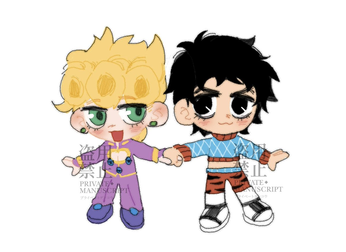 spaannn's tweet photo. #chibiart #commission #jojo https://t.co/NrJ7qYmsCO
