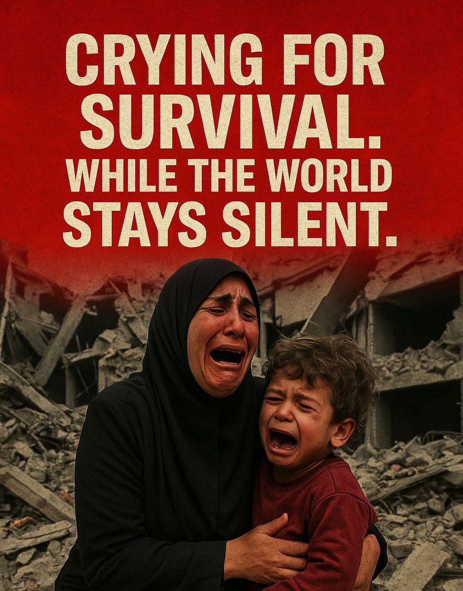 Babies in Gaza are starving. Not by accident, but by design. Food is being blocked. Aid is being weaponized.
This is genocide. &amp; the world is watching it. If you have a voice, use it. Silence is complicity. End the siege. End the starvation. End the genocide.
#IndiaWithPalestine