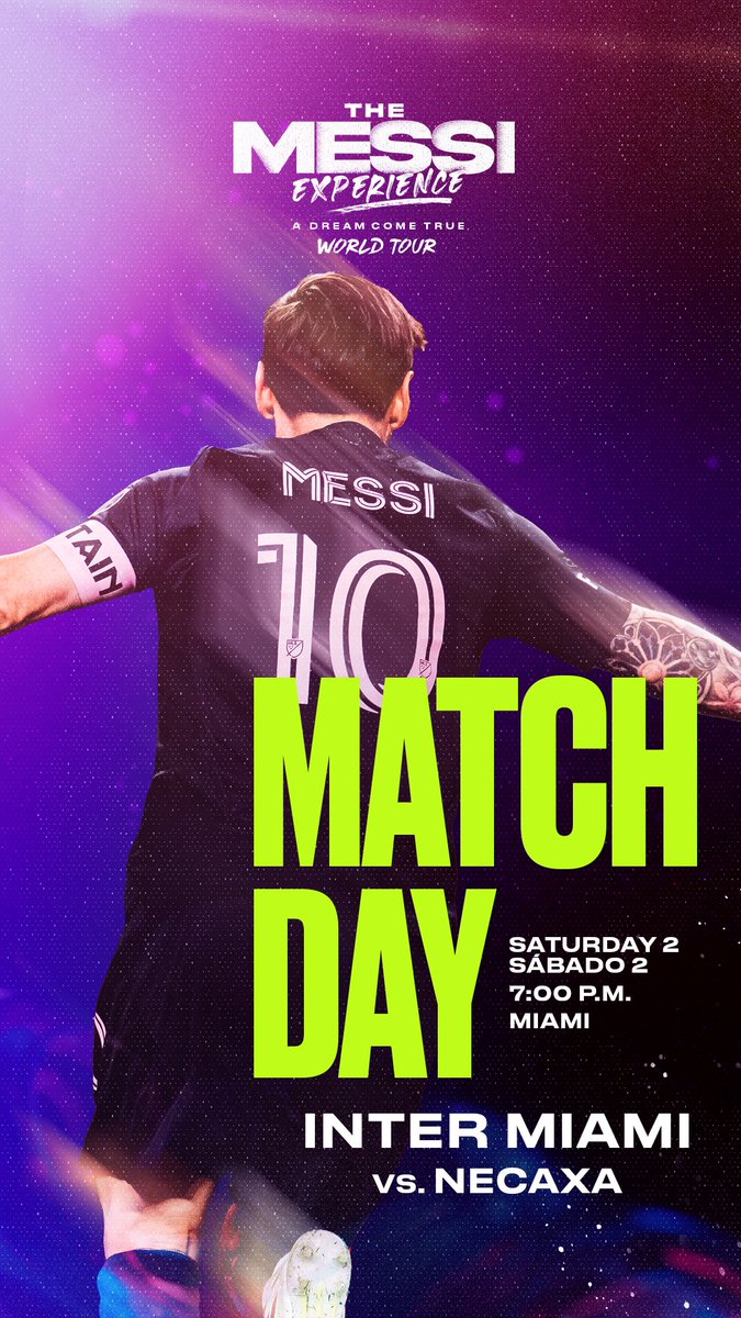 Matchday! ⚽️ Inter Miami vs. Necaxa 07:00 P.M.