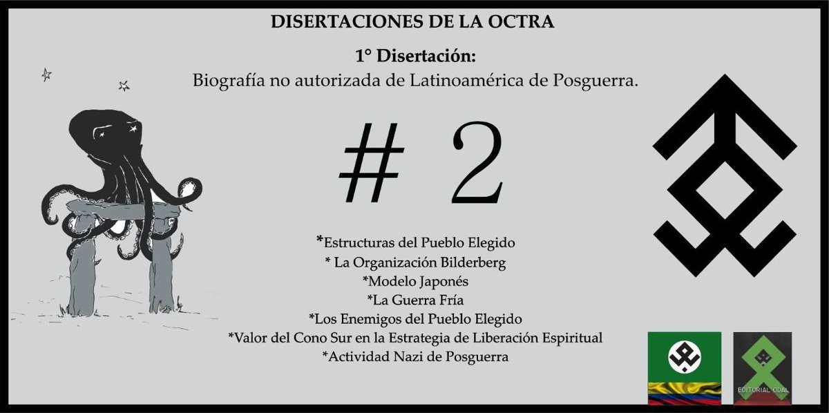2. 
* Estructuras del Pueblo Elegido
* La Organización Bilderberg
* Modelo Japonés
* La Guerra Fría
* Los Enemigos del Pueblo Elegido
* Valor del Cono Sur en la Estrategia del Liberación Espiritual
* Actividad Nazi del Posguerra odysee.com/@SABIDURIAHIPE…