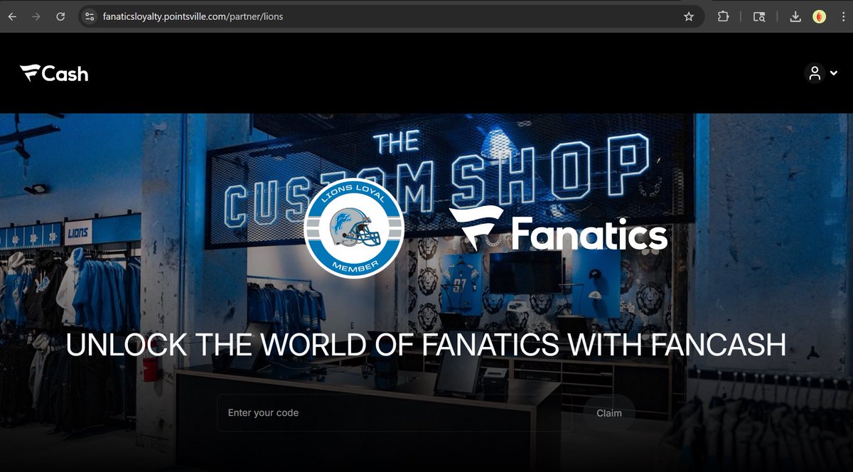 In the past 1 month, Pointsville wallets and tech powered FanCash  activations for: + Fanatics (100mm+ users), + T-Mobile (130mm+  subscribers), + WWE (1B+ global fans), + Detroit Lions (NFL audience).  Trusted