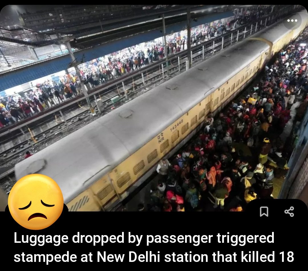 Over 2,600+ people died ! &amp; 1,700+ injured in stampede in the last 10 years in India. From Hathras to Kumbh Mela, poor crowd control &amp; zero accountability kills silently.
#StampedeDeaths #IndiaDeservesBetter #NegligenceKills #Hathras #Kumbh2025  #delhistampede