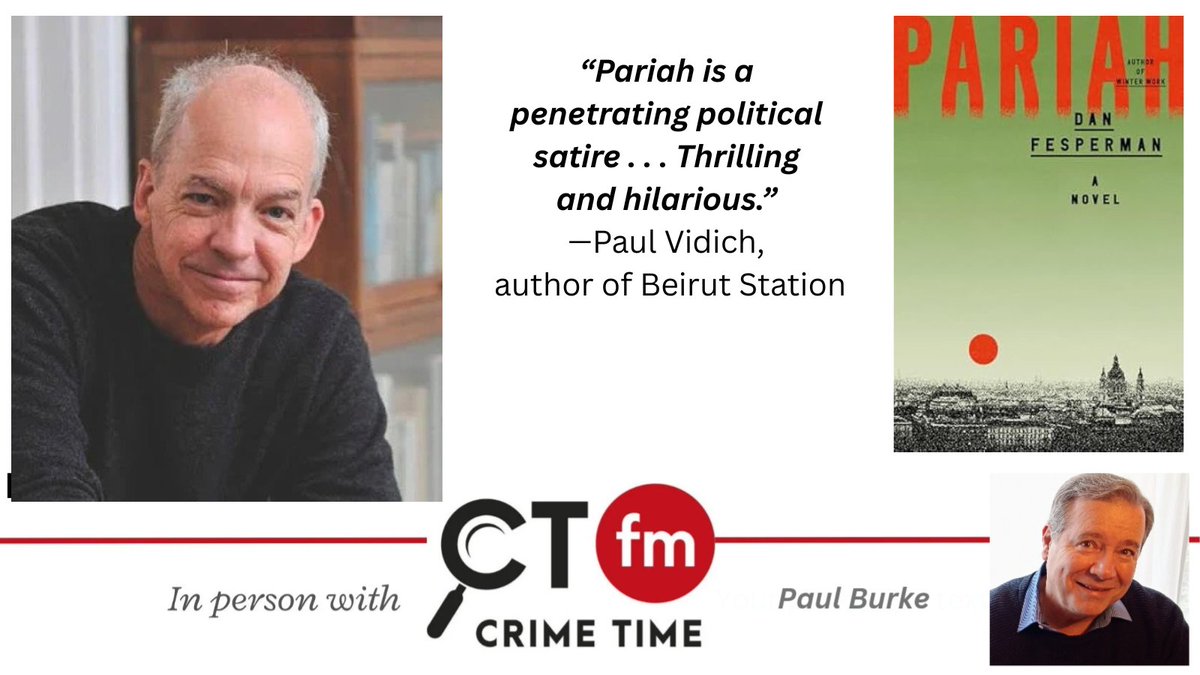 Paul Burke (@paulodaburka) on Twitter photo New: DAN FESPERMAN chats <a href="/CrimeTimeUK/">Crime Time</a> FM about spy thriller PARIAH <a href="/DanFesperman/">Dan Fesperman</a> <a href="/AAKnopf/">Alfred A. Knopf</a> <a href="/isberryauthor/">I.S. Berry | THE PEACOCK AND THE SPARROW</a> <a href="/mccloskeybooks/">David McCloskey</a> <a href="/CharlesCumming/">Charles Cumming</a> <a href="/JosephKanon/">Joseph Kanon</a> <a href="/spybrary/">Spybrary</a> <a href="/Spymasterspod/">SpyMasters</a> <a href="/David_Jarvis_/">David Jarvis - Author published by Hobeck Books</a> <a href="/ottopenzler/">@ottopenzler</a> <a href="/paulvidich/">paul vidich</a> <a href="/ShippersUnbound/">Tim Shipman</a>
pod.fo/e/3089be
Apple.co/3znb7b5 New: DAN FESPERMAN chats <a href="/CrimeTimeUK/">Crime Time</a> FM about spy thriller PARIAH <a href="/DanFesperman/">Dan Fesperman</a> <a href="/AAKnopf/">Alfred A. Knopf</a> <a href="/isberryauthor/">I.S. Berry | THE PEACOCK AND THE SPARROW</a> <a href="/mccloskeybooks/">David McCloskey</a> <a href="/CharlesCumming/">Charles Cumming</a> <a href="/JosephKanon/">Joseph Kanon</a> <a href="/spybrary/">Spybrary</a> <a href="/Spymasterspod/">SpyMasters</a> <a href="/David_Jarvis_/">David Jarvis - Author published by Hobeck Books</a> <a href="/ottopenzler/">@ottopenzler</a> <a href="/paulvidich/">paul vidich</a> <a href="/ShippersUnbound/">Tim Shipman</a>
pod.fo/e/3089be
Apple.co/3znb7b5