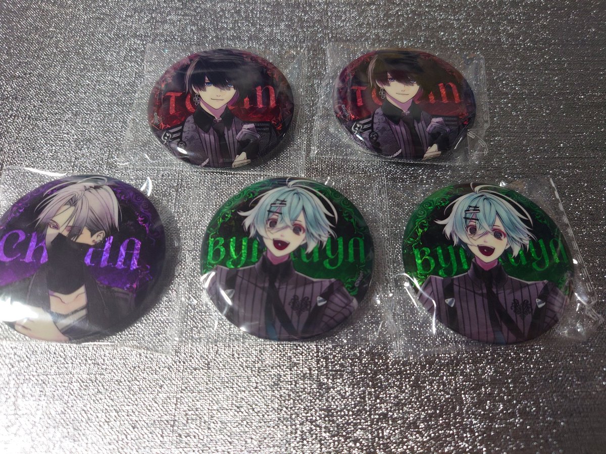 CARNELIAN BLOOD トキシン 缶バッジ まとめ売り アヤママ❤️💙豆之助🐇気持ちはオカン。🎸🛤️ on X