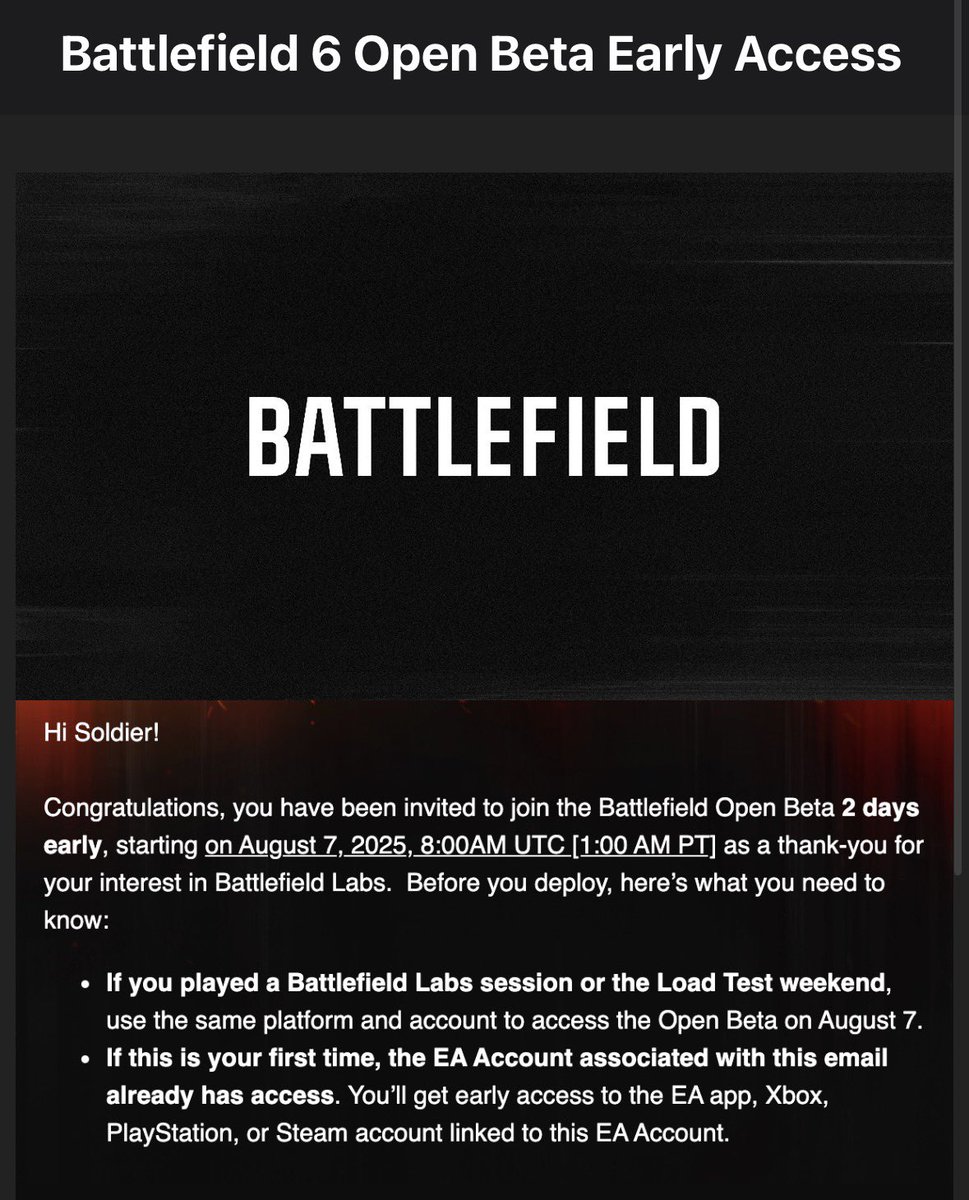 Yerrrrrrssssssssssss finally!! 
#Battlefield6 #BF6