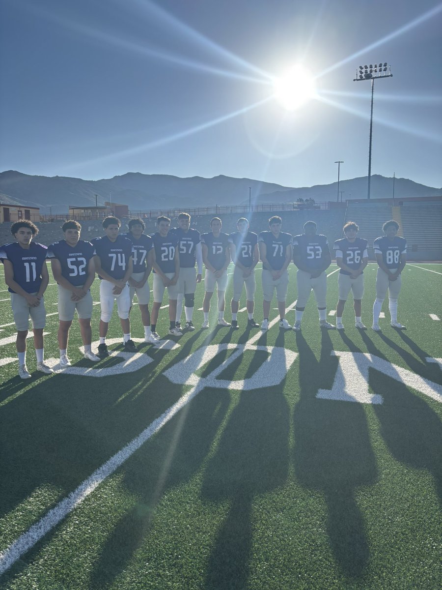This senior class is ready to lead. Proud of the work, the commitment, and the bond these young men have built. The journey isn’t over—it’s just getting started. #MonarchPride #Ubuntu #ManzanoFootball 🟣🏈