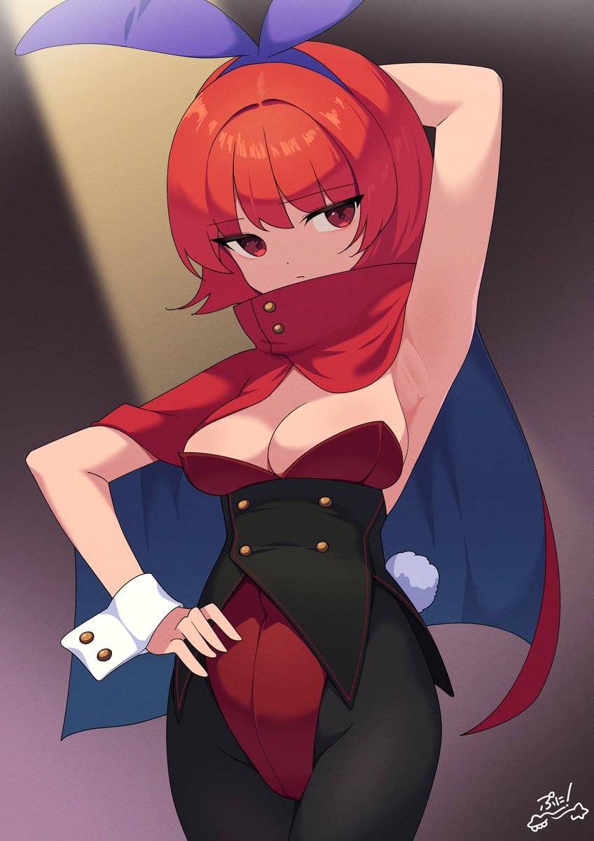 PuniPippin's tweet photo. #バニーの日　赤蛮奇～ https://t.co/3V4kxkPEb8