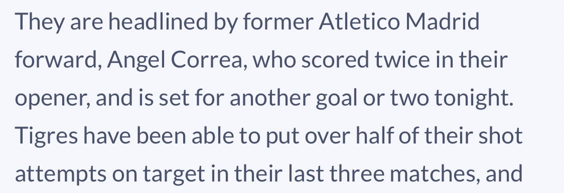 Always gotta peep the scribbles for different nuggets 👀

Angel Correa scored twice last night 🫡
