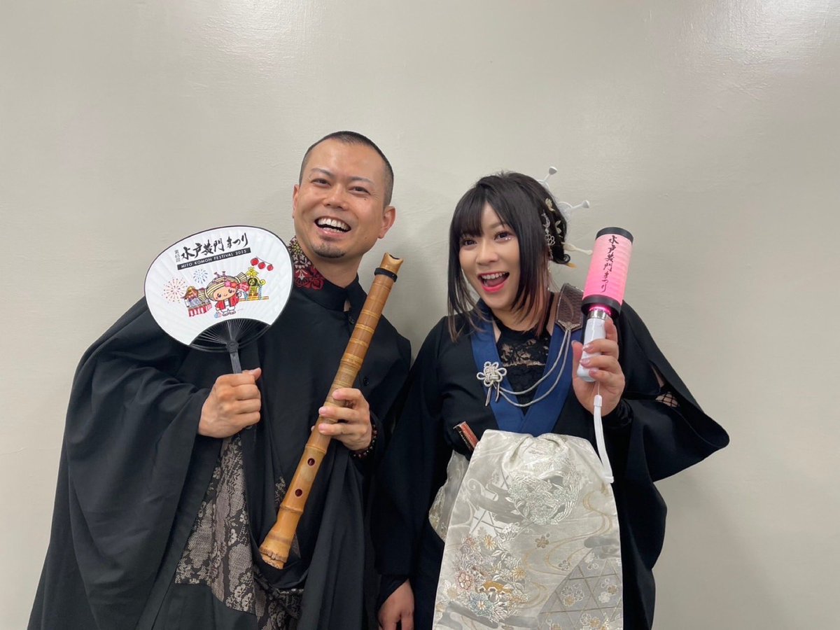 私の故郷、水戸黄門祭りフィナーレでの歌唱、本当に楽しかったです