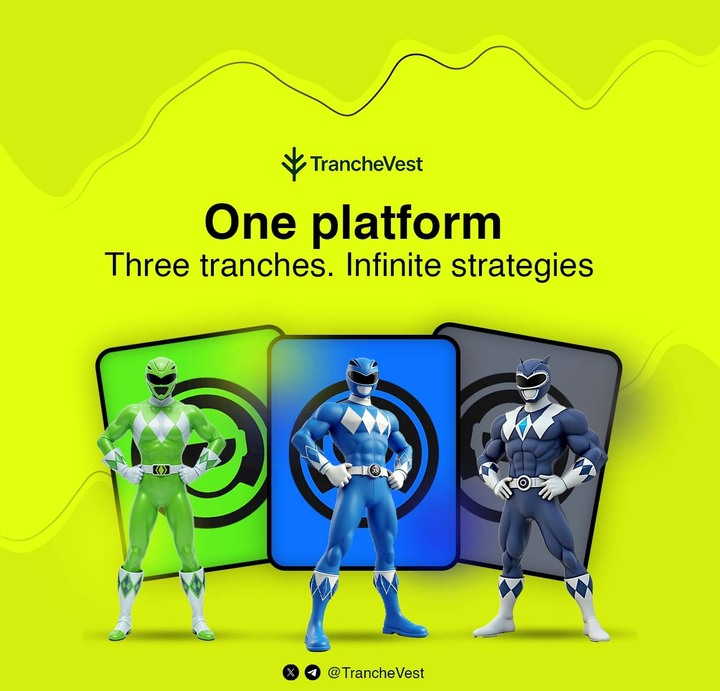 TrancheVest ® (@tranchevest) on Twitter photo 🧠 One platform. Three tranches. Infinite strategies.
TrancheVest adapts to your risk — not the market's mood.
🟢 <a href="/GreenTranche/">Green Tranche Agent</a> : Safe & stable
🔵 <a href="/BlueTranche_/">Blue Tranche Agent</a> : Balanced & tactical
⚪️ <a href="/GrowthTranche/">Growth Tranche Agent</a>: High-risk, high-reward
Invest smart. Invest personalized.
#TrancheVest 🧠 One platform. Three tranches. Infinite strategies.
TrancheVest adapts to your risk — not the market's mood.
🟢 <a href="/GreenTranche/">Green Tranche Agent</a> : Safe & stable
🔵 <a href="/BlueTranche_/">Blue Tranche Agent</a> : Balanced & tactical
⚪️ <a href="/GrowthTranche/">Growth Tranche Agent</a>: High-risk, high-reward
Invest smart. Invest personalized.
#TrancheVest