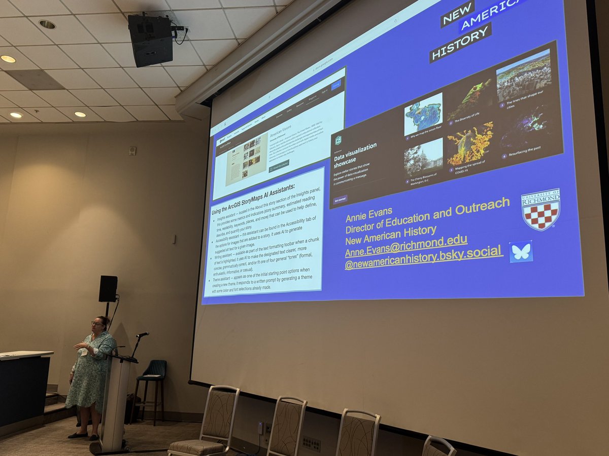 Liz Ramos (@historytechie) on Twitter photo Always great to hear <a href="/MapM8ker/">Annie Evans 🚺🏡🌍 🇺🇸📰🗽⚖️</a> as she kicks off today’s <a href="/dsforeveryone/">Data Science 4 Everyone (DS4E)</a> and <a href="/NCSSNetwork/">National Council for the Social Studies (NCSS)</a> AI Ethics & Tech Summit lightning talk presos- tough act to follow. Always great to hear <a href="/MapM8ker/">Annie Evans 🚺🏡🌍 🇺🇸📰🗽⚖️</a> as she kicks off today’s <a href="/dsforeveryone/">Data Science 4 Everyone (DS4E)</a> and <a href="/NCSSNetwork/">National Council for the Social Studies (NCSS)</a> AI Ethics & Tech Summit lightning talk presos- tough act to follow.