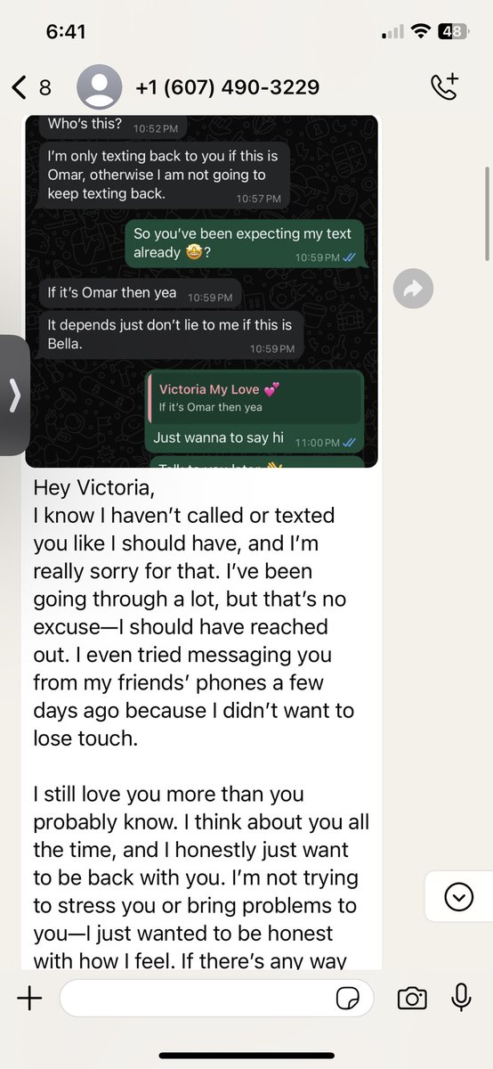 Victoria_Sigal's tweet photo. For once nd for all I need 2 know if this is you @_ATM98 I have this man stalking me nd saying he wants to kill me and my entire family bc I blocked him.He’s saying that he did not text me in your name but I’m really not sure and this is stressing me out. I just need u tbh today. https://t.co/Fos97dEah0