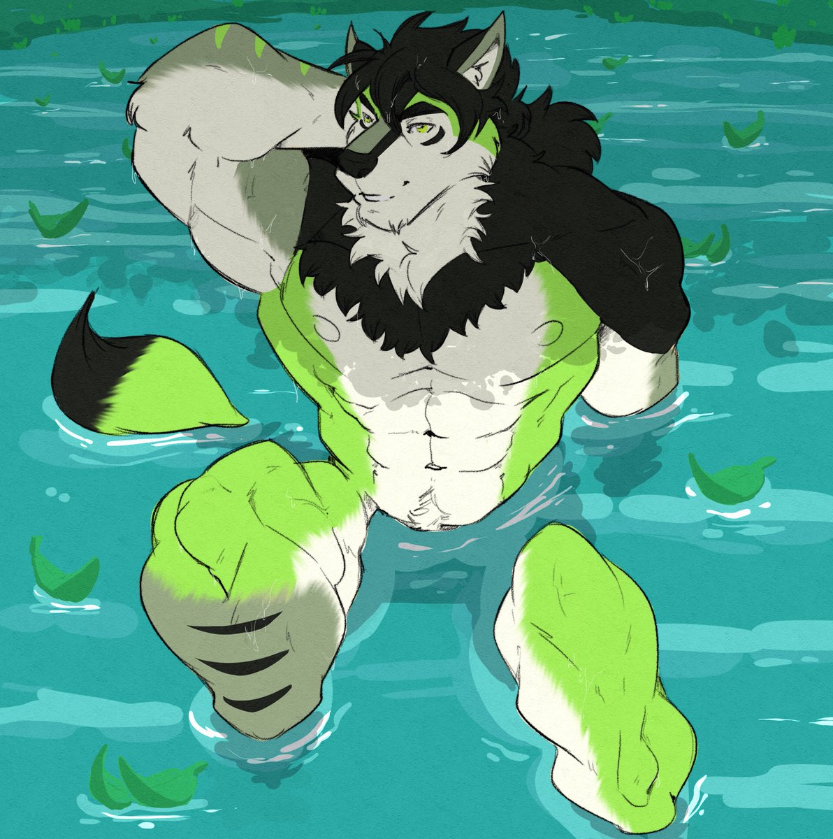 It‘s nice to cool off sometime

🎨: <a href="/SharkyKelpArt/">Sharky Kelp</a>