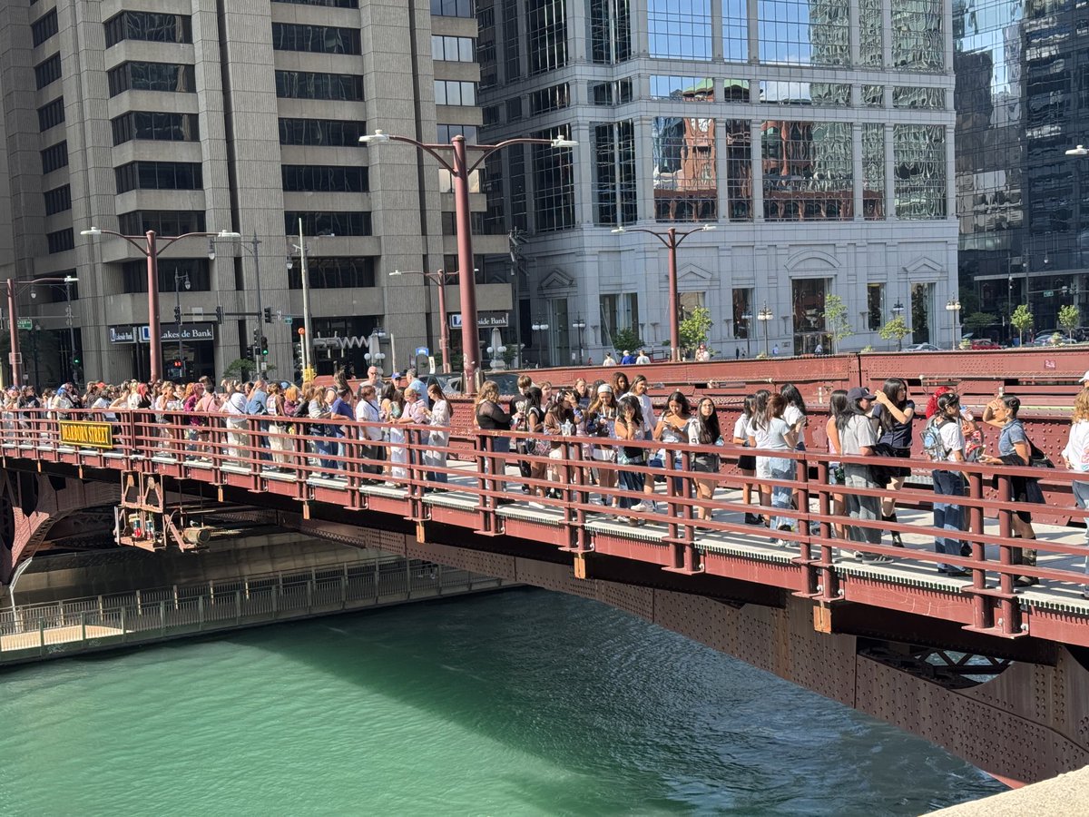 LynnBecker's tweet photo. Down the bridge line (all female) for BOYNEXTDOOR at the House of Blues https://t.co/veMVGX9I4E