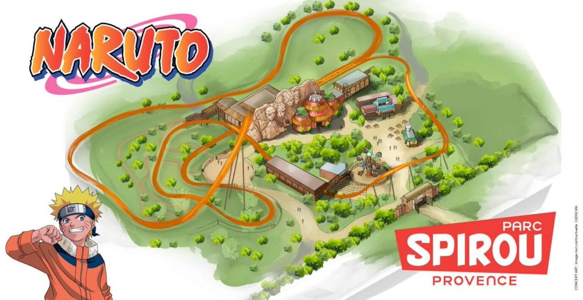 aniwispcom's tweet photo. #France is building a #Narutopark!

In spring 2026, #ParcSpirouProvence will open the #KonohaLand zone: #ramen #Ichiraku 🍜, #Hokage Rock 🗿, quests, hero figures, #attractions — from #Rasengan to the #Kyubi slide!

https://t.co/I0glig5MIc

#Naruto #AnimeNews #ThemePark #Konoha https://t.co/oJHFQdryQa