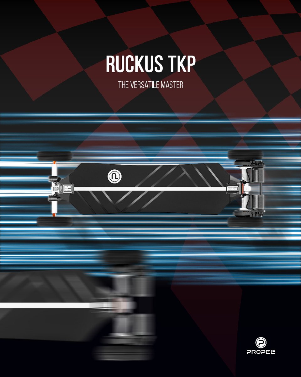 Unleash Your Freedom with RUCKUS!
#PropelEV #PropelProud #electricskateboard #EBOARD #eskate #esk8community #esk8squad #esk8 #esk8riders