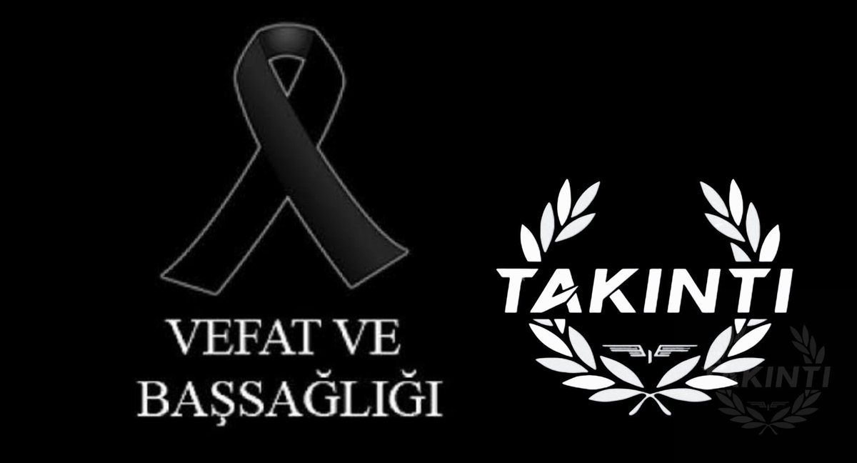 Takinti_01's tweet photo. Kalecimiz Murat Uğur Eser’in babası Abdurrahman Eser’in vefat ettiğini derin bir üzüntüyle öğrenmiş bulunuyoruz.

Merhuma Allah’tan rahmet kederli ailesine ve camiamıza başsağlığı diliyoruz. https://t.co/3obAttlvmg