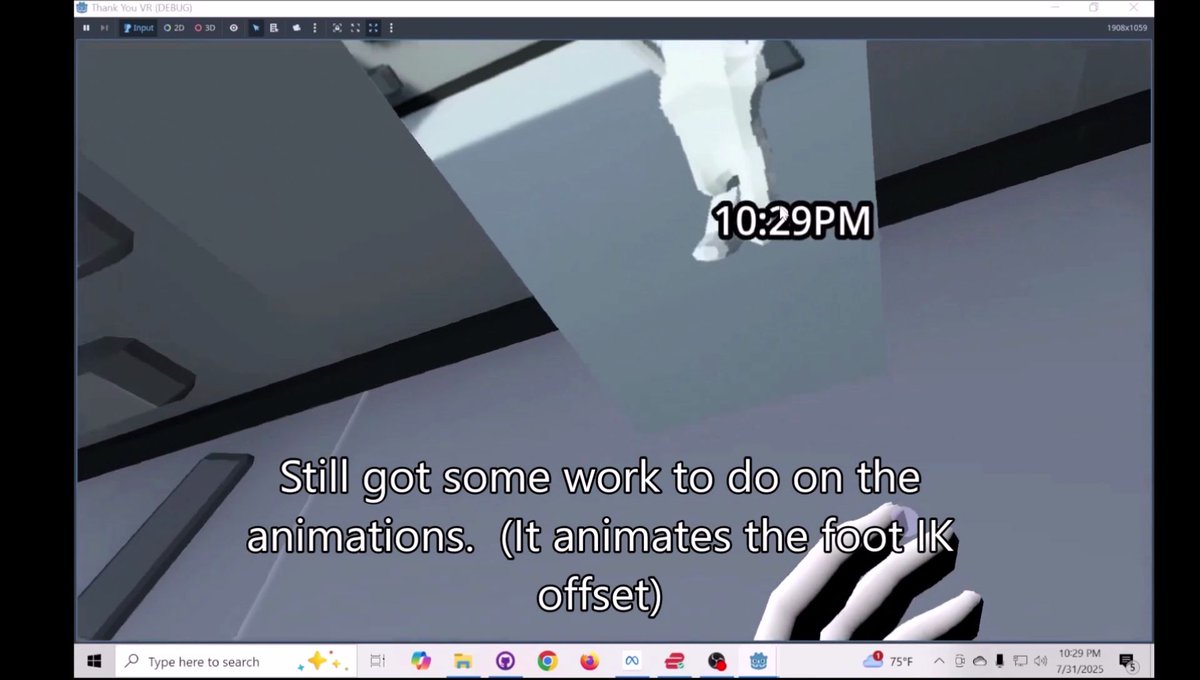 davididev's tweet image. Happy #screenshotsaturday.  Doing some #madewithunity #VR work and a little in #godotengine.  Haven&apos;t had a lot of free time to really work on either project.
youtube.com/watch?v=VMBOiv…