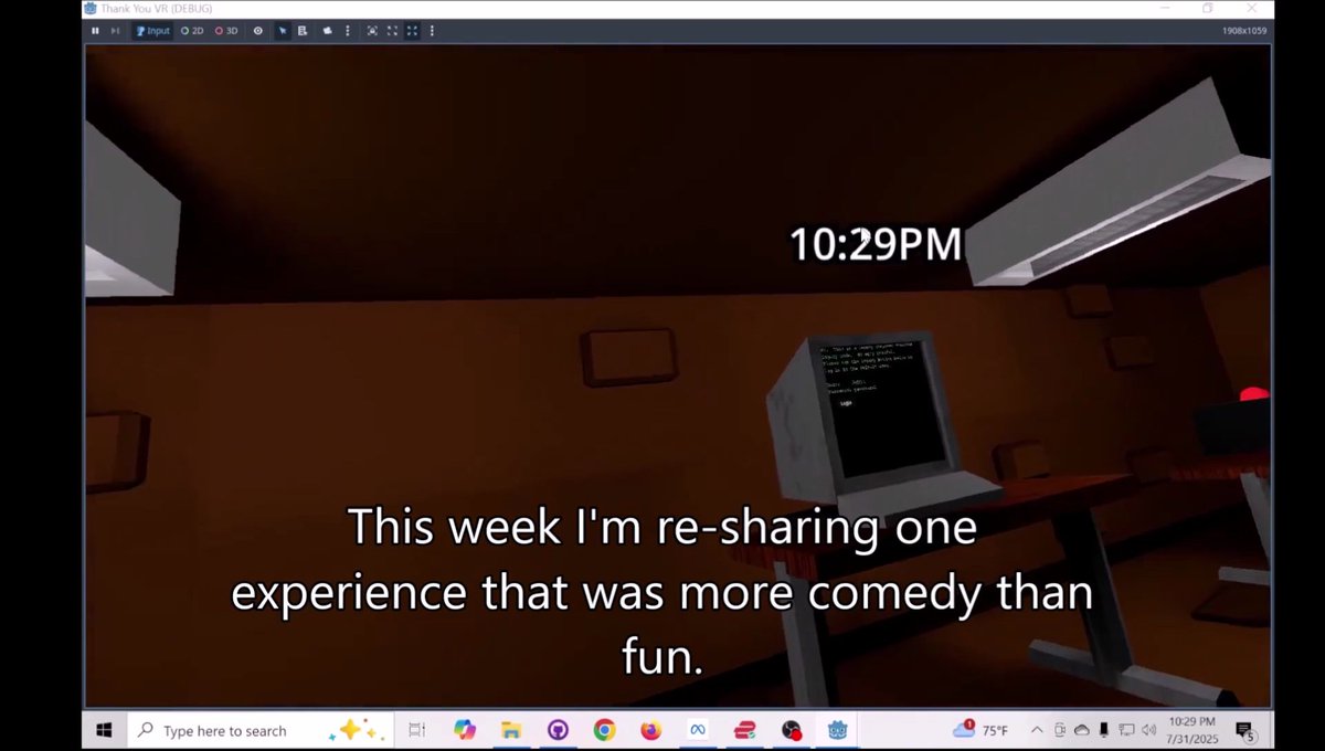 davididev's tweet image. Happy #screenshotsaturday.  Doing some #madewithunity #VR work and a little in #godotengine.  Haven&apos;t had a lot of free time to really work on either project.
youtube.com/watch?v=VMBOiv…