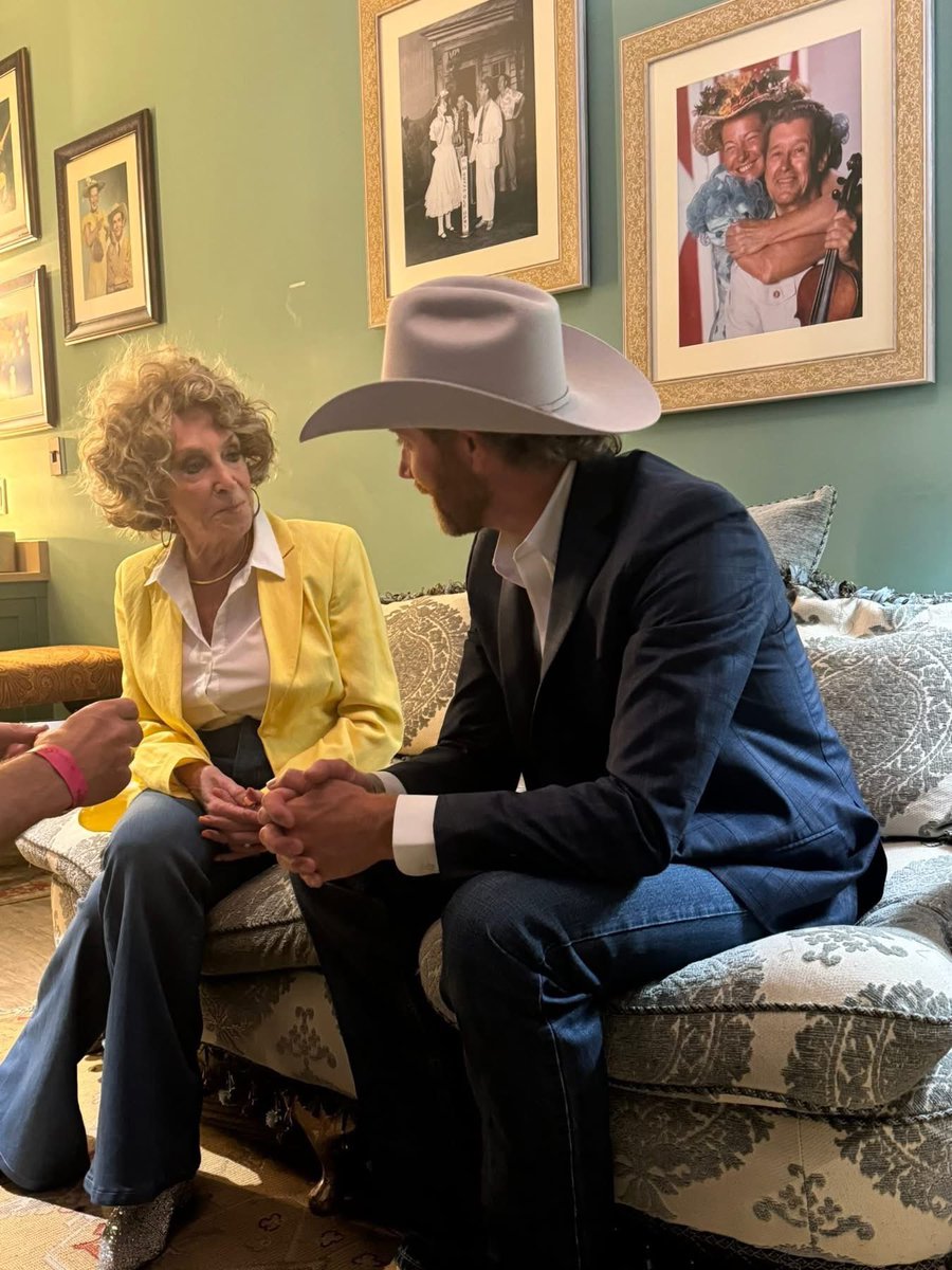 One of my favorite things about playing the <a href="/opry/">Grand Ole Opry</a> was always <a href="/seelyofficial/">Jeannie Seely</a> stopping by my dressing room. A true class act and a country music icon. I will forever remember all the great words of advice she gave me. Miss you Jeannie!
