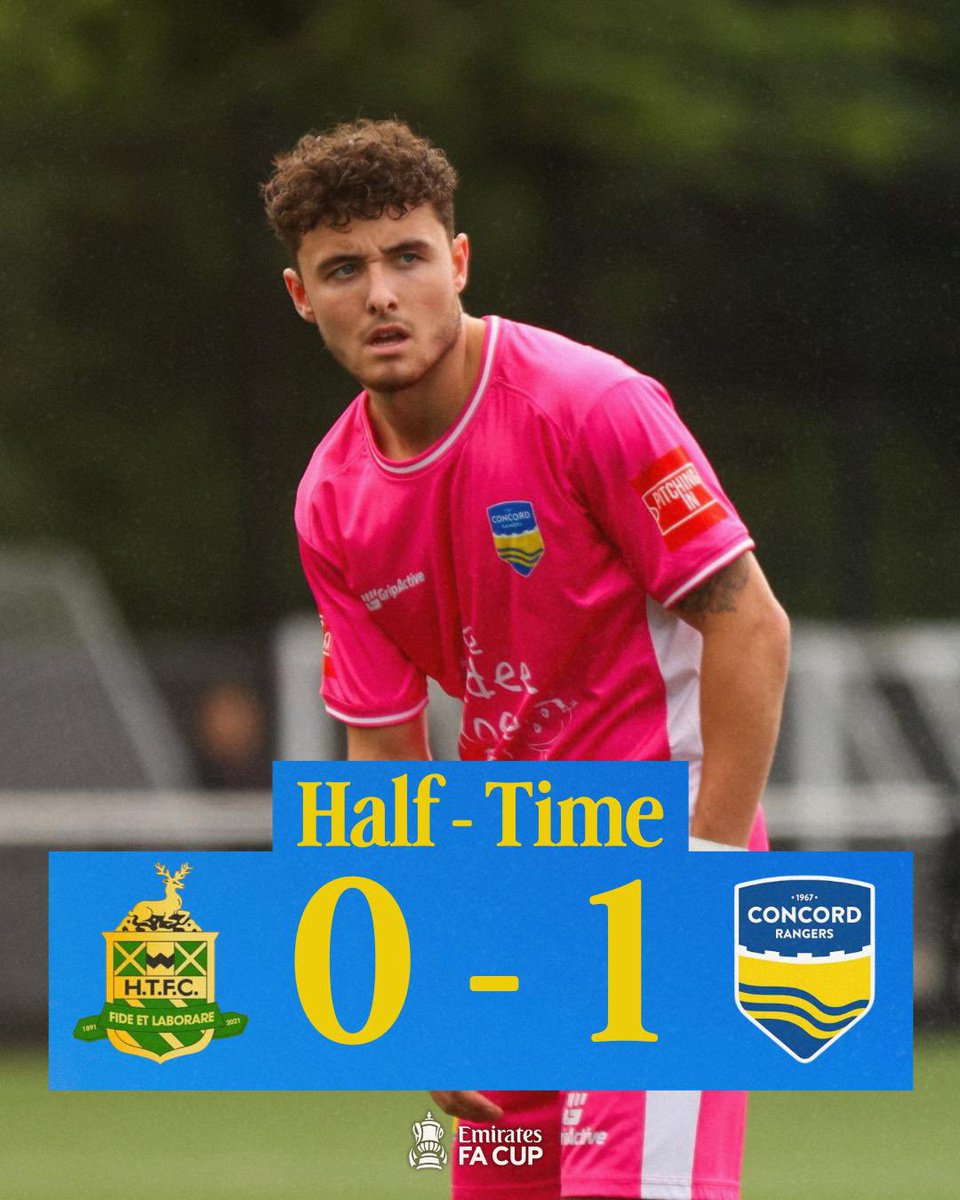 Harrison’s goal has us ahead at the break!

#YAMC💛💙