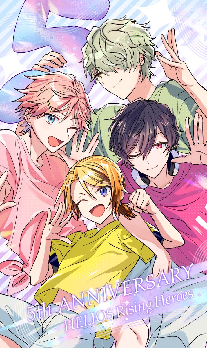 ✨✨5周年おめでとう✨✨
#エリオスR_FA
#エリオスR5周年