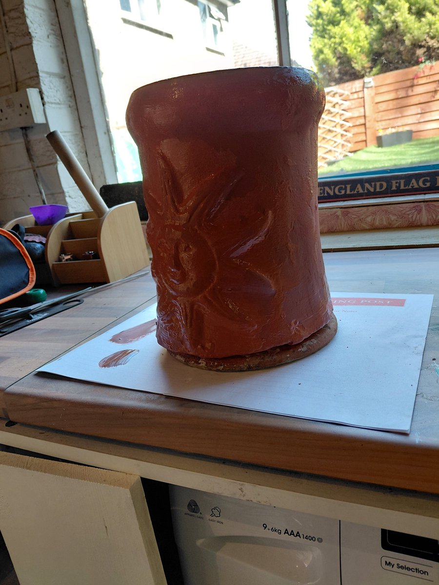 Me and a friend accidentally knocked over the hooms chiminea whilst having a game of chase, so hoom 2 has decided to turn it into a fancy planter...