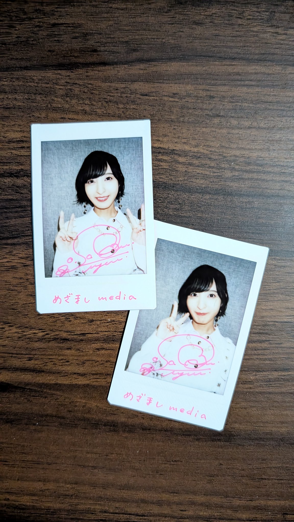 佐倉綾音 直筆 チェキ めざましmedia on X: