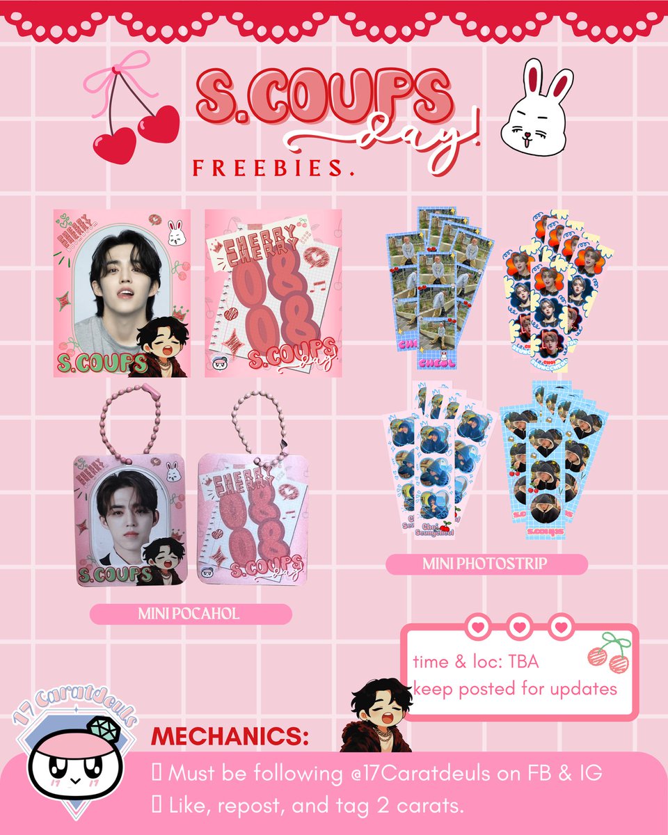 🍒𝐜𝐡𝐞𝐫𝐫𝐲 𝐜𝐡𝐞𝐫𝐫𝐲 𝐛𝐨𝐨𝐦 𝐛𝐨𝐨𝐦🍒

17Caratdeuls goes to #808FMLoveRadio by <a href="/svtloveclvb/">HAOZI Event 📌</a> 

🍒ྀིྀི must be following <a href="/17caratdeuls/">17caratdeuls</a> on FB &amp; IG
🍒ྀིྀི like, repost, and tag 2 carats
🍒ྀིྀི strictly 1:1, limited freebies

See you at AMMB! ⋆˚✿🍒𐙚⋆˚

#17Caratdeuls