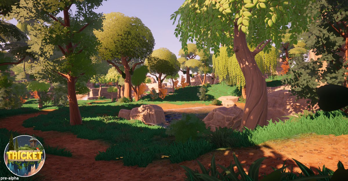 Happy #ScreenshotSaturday!

In #Thicket, away from the hustle and bustle of town, you'll find serenity in a forest stroll. 🌳

Would you enjoy taking a walk here? 🥾🥾

#indiegame #cozygame #gaming