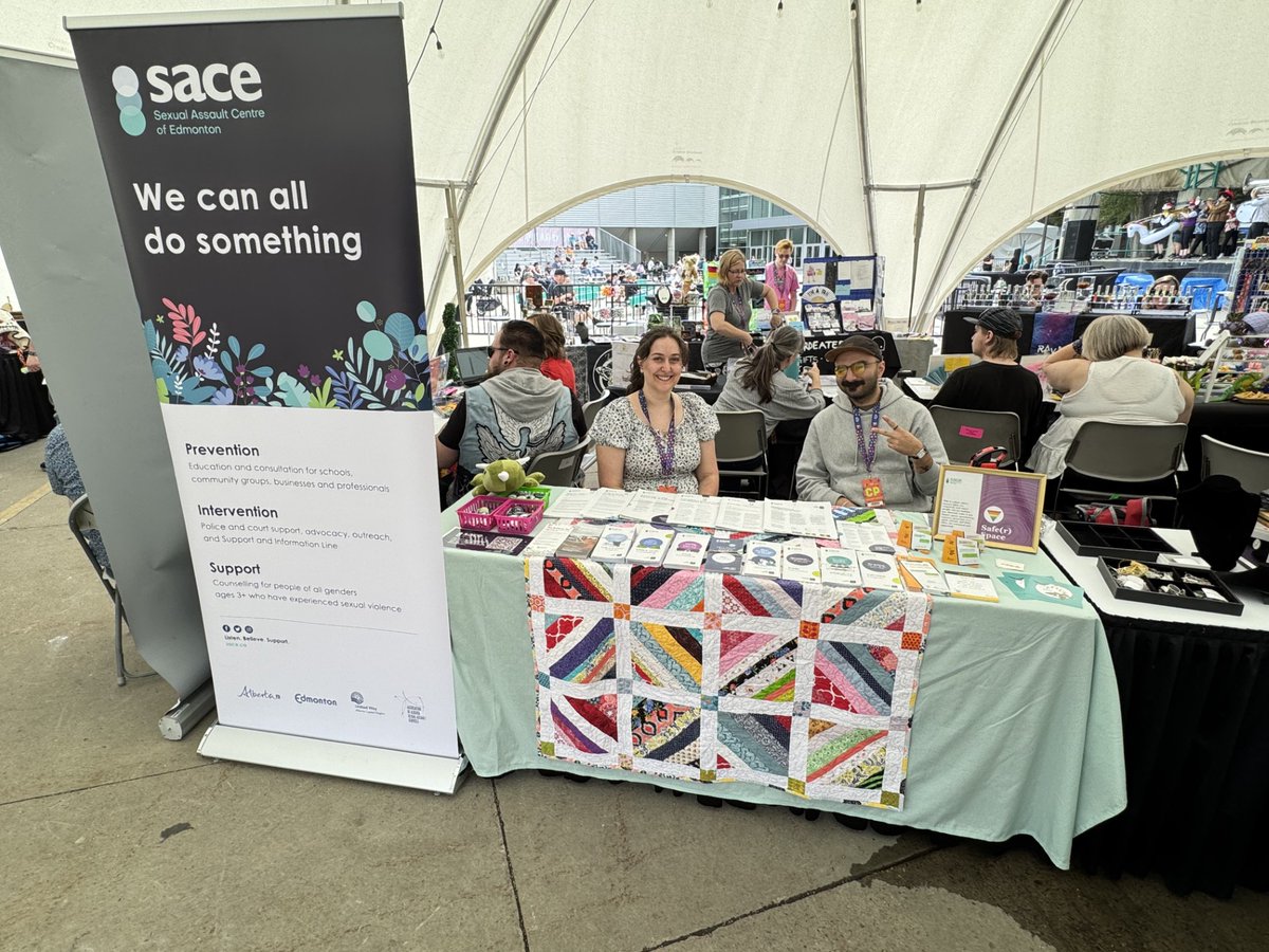 We had a blast at the Pride Market at KDays last week! Thanks to everyone who stopped by to chat. We can't wait for next year! 

#KDays #SACE #SupportSurvivors