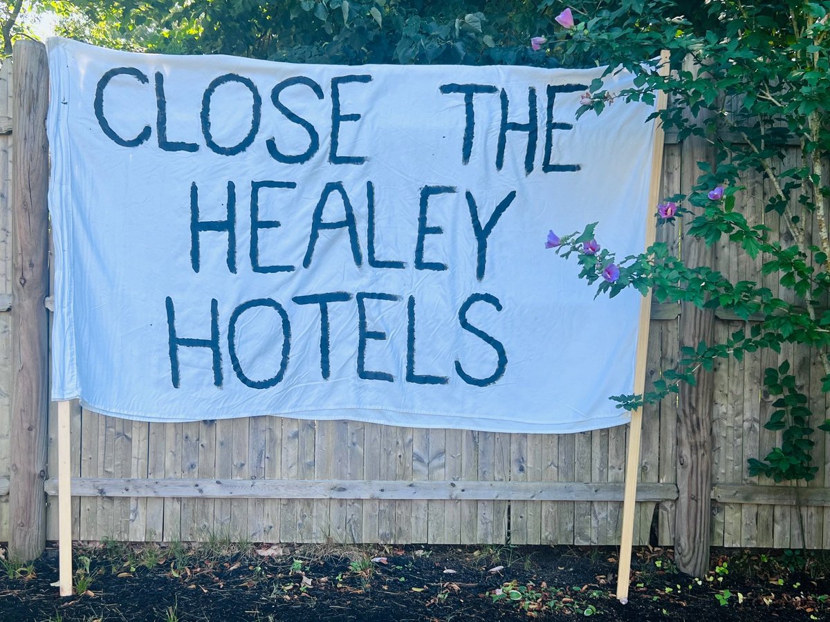 Cape Cod Concerned Citizens-Legal Citizens First! (@capecodcitizens) on Twitter photo 🚨 FOR SALE 🚨
🖌️ One-of-a-kind, hand-painted protest banner
✅ Used at demonstrations
👩🎨 Custom-made for Healey’s hotel empire
💰 Asking price: $2,000,000,000 (OBO)
All proceeds will be returned to the taxpayers of Massachusetts. 🫡🇺🇸
<a href="/HAD_ENOUGH_22/">Eileen Starrs</a> 🚨 FOR SALE 🚨
🖌️ One-of-a-kind, hand-painted protest banner
✅ Used at demonstrations
👩🎨 Custom-made for Healey’s hotel empire
💰 Asking price: $2,000,000,000 (OBO)
All proceeds will be returned to the taxpayers of Massachusetts. 🫡🇺🇸
<a href="/HAD_ENOUGH_22/">Eileen Starrs</a>
