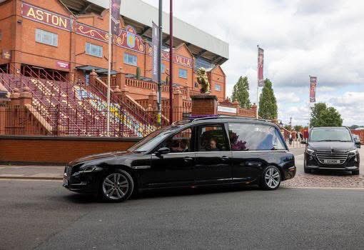 Ozzy leaving Villa Park for the final time