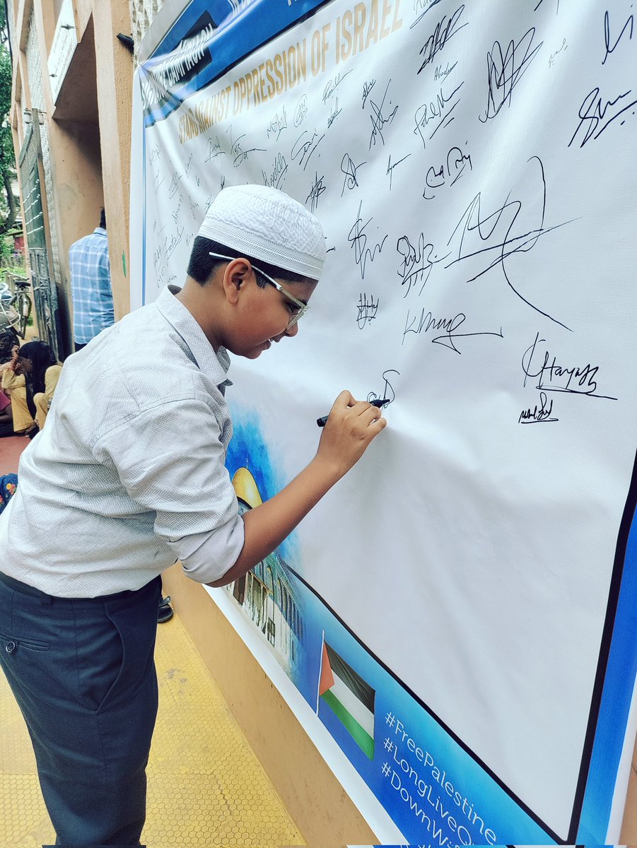 It's Not Just Signature, It's Our Faith, Love With Our Brothers.

#IndiaWithPalestine