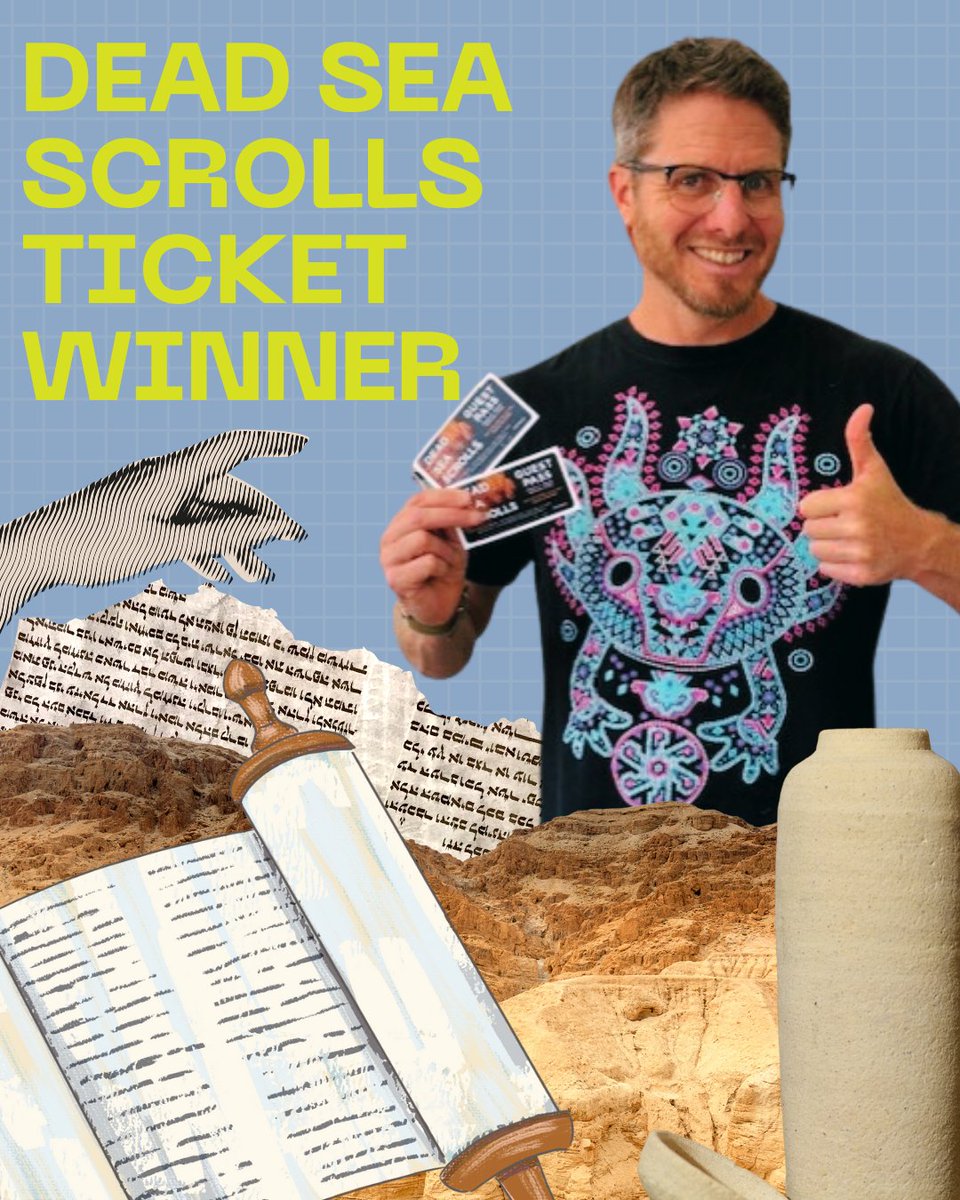 Congratulations to our winner of two tickets to the Reagan Library’s Dead Sea Scrolls exhibit from the Meiners Oaks Library! We hope you have a great time and an amazing summer Leveling Up at Your Library!