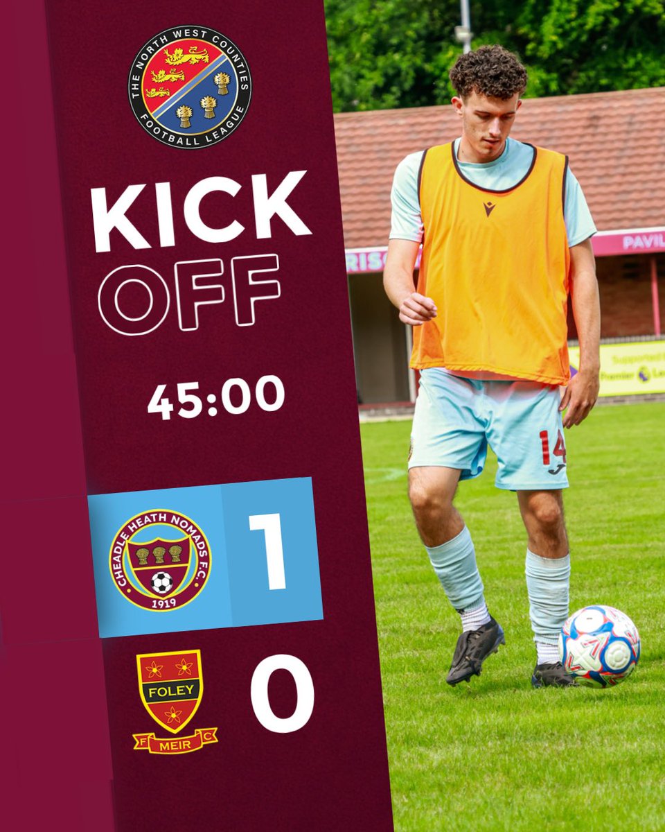 Cheadle Heath Nomads (@cheadlenomads) on Twitter photo ⏱️45’ | KICK-OFF
And we are back underway
<a href="/CheadleNomads/">Cheadle Heath Nomads</a> 1-0 <a href="/foley_fc/">Foley Meir FC</a>
#WeAreNomads | <a href="/nwcfl/">The NWCFL ⚽️</a> ⏱️45’ | KICK-OFF
And we are back underway
<a href="/CheadleNomads/">Cheadle Heath Nomads</a> 1-0 <a href="/foley_fc/">Foley Meir FC</a>
#WeAreNomads | <a href="/nwcfl/">The NWCFL ⚽️</a>