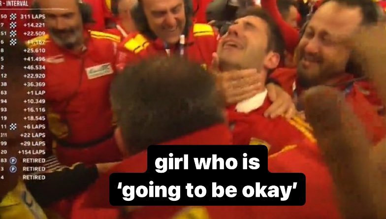 MIRACLES ARE REAL WE ARE SO BACK FORZA FERRARI SEMPRE