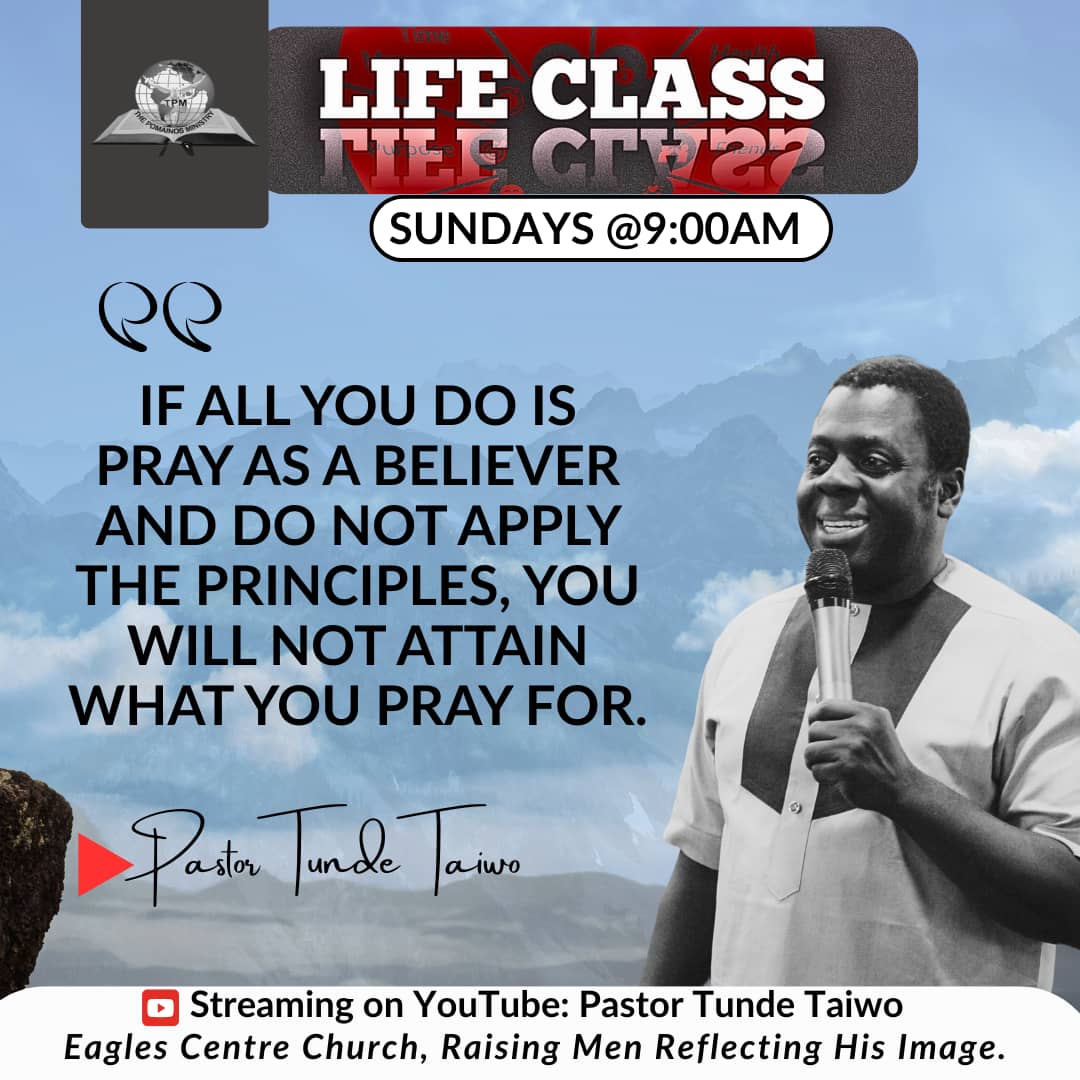Eaglesccug's tweet photo. For evident results, pray and act. 

#lifeclass
#lifelessons
#everysunday https://t.co/L2OSKAF5Vg