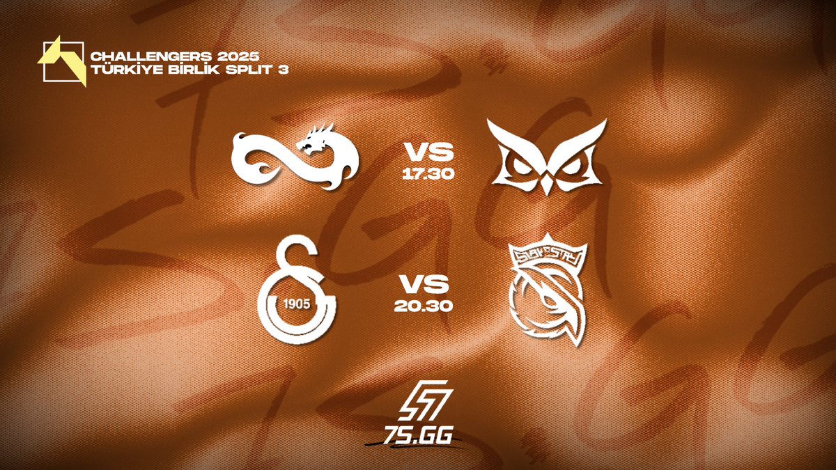 7S.GG (@7statesgg) on Twitter photo 🇹🇷 Challengers League 2025 Türkiye Birlik: Split 3 Playoffları bugün başlıyor.
🎯 <a href="/valleague_tr/">VALORANT Challengers Türkiye: Birlik</a>
🕠 17.30
📺 Twitch | valorant_tur
#ChallengersTR 🇹🇷 Challengers League 2025 Türkiye Birlik: Split 3 Playoffları bugün başlıyor.
🎯 <a href="/valleague_tr/">VALORANT Challengers Türkiye: Birlik</a>
🕠 17.30
📺 Twitch | valorant_tur
#ChallengersTR