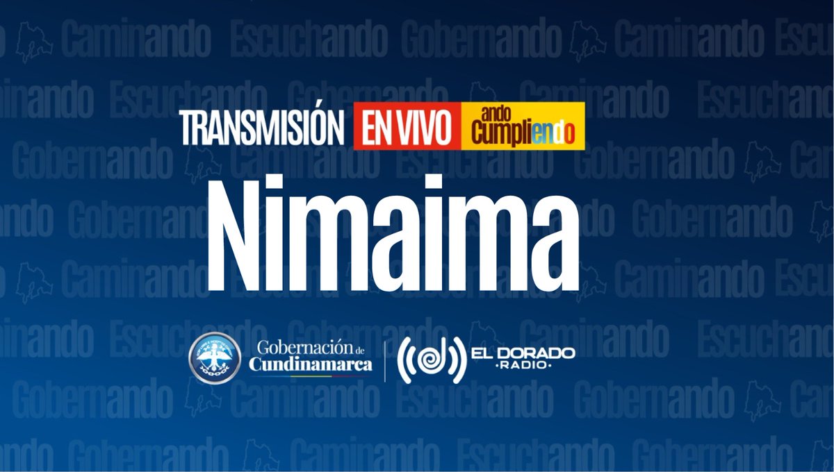 Instituto de Caminos y Construcciones de Cun/marca (@iccugob) on Twitter photo Empezamos nuestro sábado en la inspección de Tobia, municipio de Nimaima donde anunciaremos un proyecto que promueve la integración de las familias y el desarrollo de espacios seguros para la comunidad. ¡Conectados a <a href="/ElDoradoRadioCo/">El Dorado Radio</a>!
facebook.com/share/p/19DRef… Empezamos nuestro sábado en la inspección de Tobia, municipio de Nimaima donde anunciaremos un proyecto que promueve la integración de las familias y el desarrollo de espacios seguros para la comunidad. ¡Conectados a <a href="/ElDoradoRadioCo/">El Dorado Radio</a>!
facebook.com/share/p/19DRef…