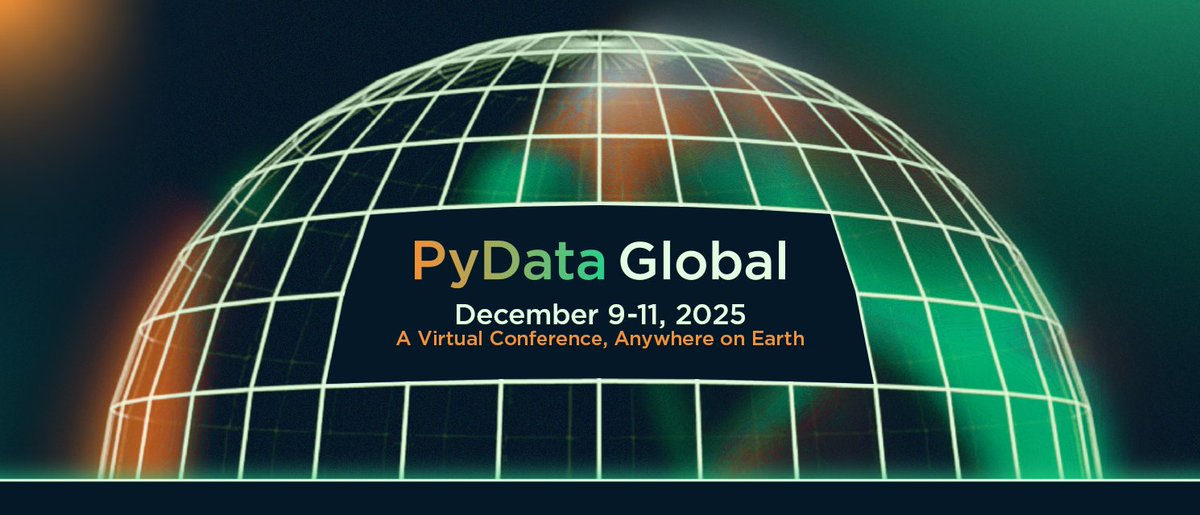 PyData Global 2025 is a global virtual conference where open-source practitioners will share and collaborate on breakthroughs in the Python data ecosystem. If you want to be a part of this international data revolution, let your voice be heard by submitting your proposal by Aug.