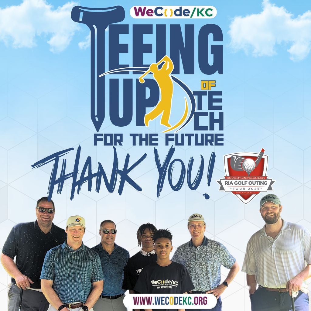 wecodekc's tweet image. ⛳ THANK YOU for Teeing Up Tech for the Future!
🖥 wecodekc.org
#WeCodeKC #TeeUpTech #ThankYou #GolfForGood #YouthInTech #RIAGolfTour