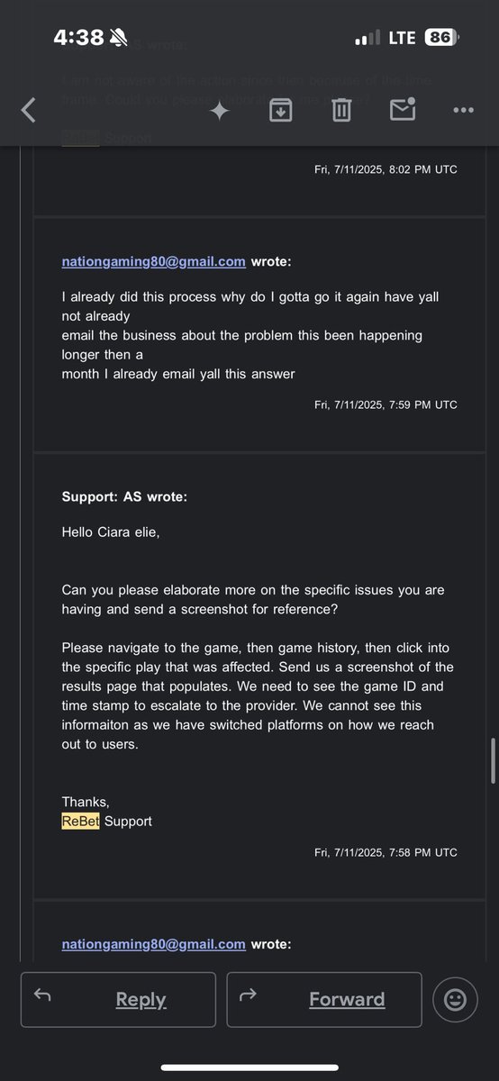 CoswavyYt's tweet photo. @rebetapp scammers @Rebet_Wont_Pay  they  also scam me out of 33k a month or 2 ago chicken game it didn’t let me stop playing the chicken i wasn’t even playing I tried stop it they even switch the chicken game provider to a different company because they know they do bs scams https://t.co/fGd51sbHOJ
