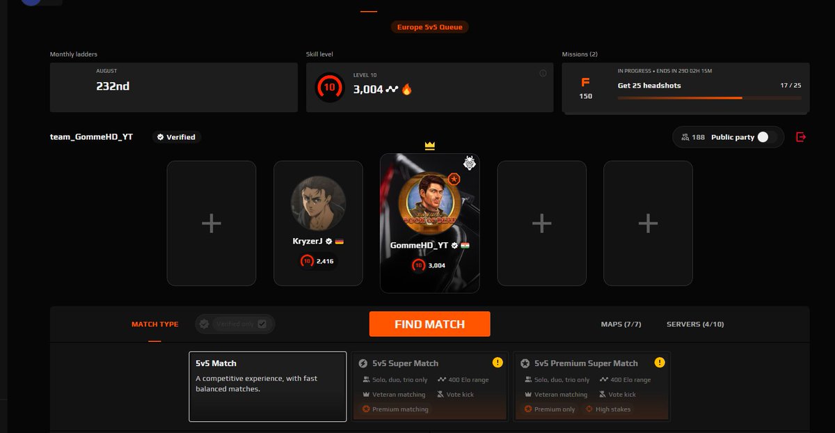 m4XXAMCS's tweet image. 🔥🔥finally 3k Elo 🔥🔥