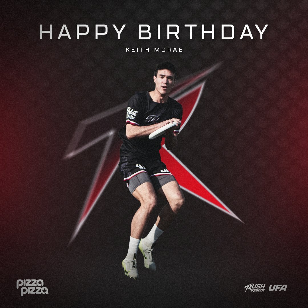 🎉 Happy birthday to #41, Keith McRae!

Presented by Pizza Pizza.

#FeelTheRush #RushReboot25